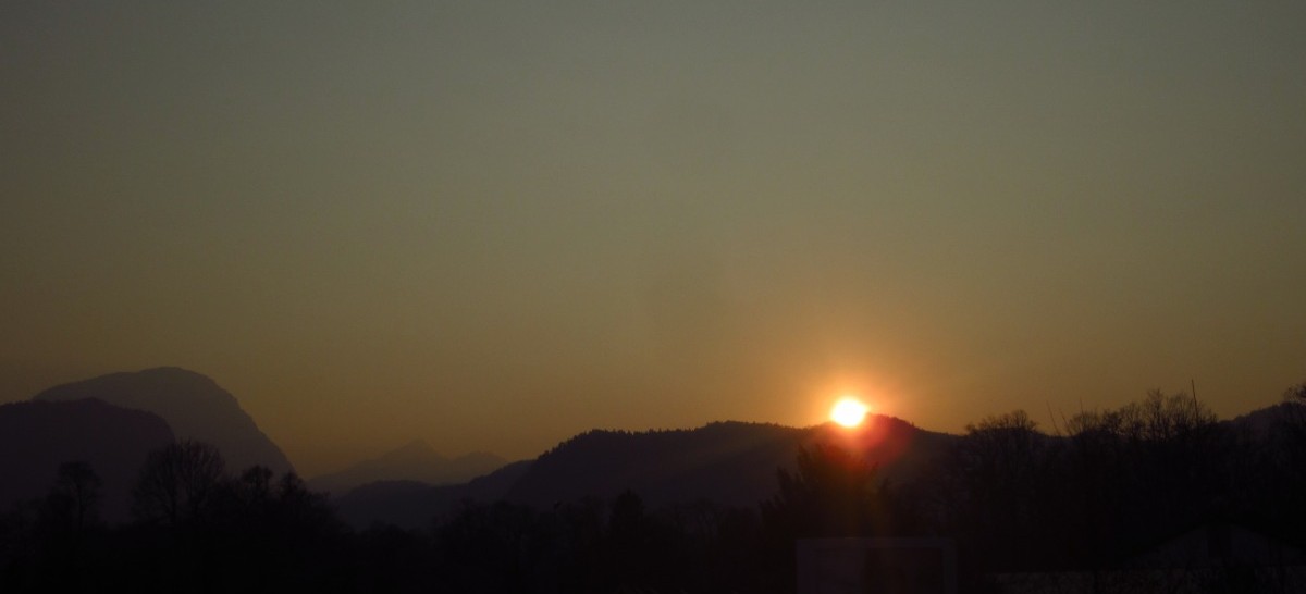Sunset In Bad Reichenhall.